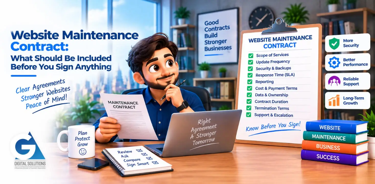 Website Maintenance Contract: What to Include